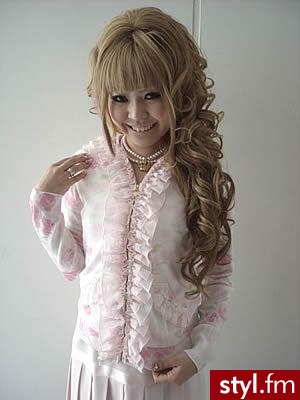 Jesus Diamante.. Hime Gyaru. - Kręcone Na co dzień Średnie Fryzury