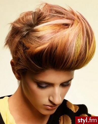 Blond Upięcie Proste Na co dzień Krótkie Fryzury