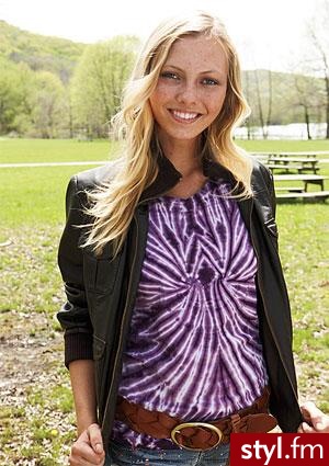 Cieniowany T-shirt - 24.50$ - Pozostałe Ciuchy Moda