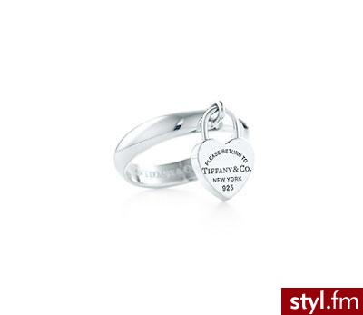 Oryginalny pierścionek od Tiffany\'iego. Cena: $175. - Pozostałe Dodatki Moda