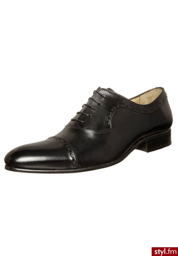 Brett & Sons Oksfordki czarny (3940) - Pozostałe Buty Moda