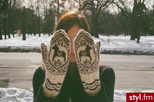 Rękawiczki Dodatki Moda