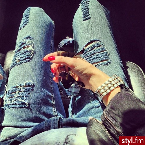 Jeansy Spodnie Moda