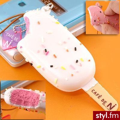 Lody w polewie z posypką (breloczki) - 4.20$ - Pozostałe Dodatki Moda