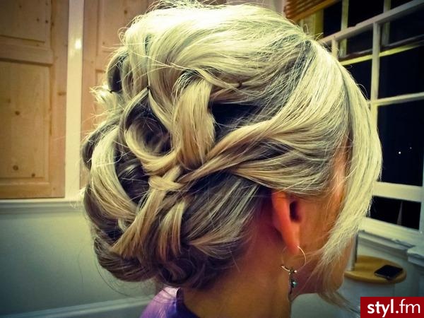 Blond Rozpuszczone Proste Wieczorowe Długie Fryzury