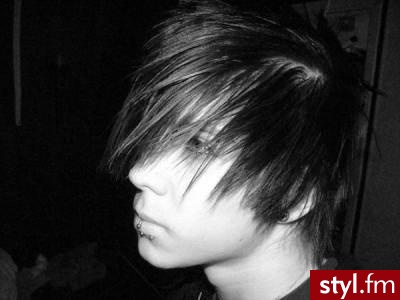 EMO Alternatywne Średnie Fryzury