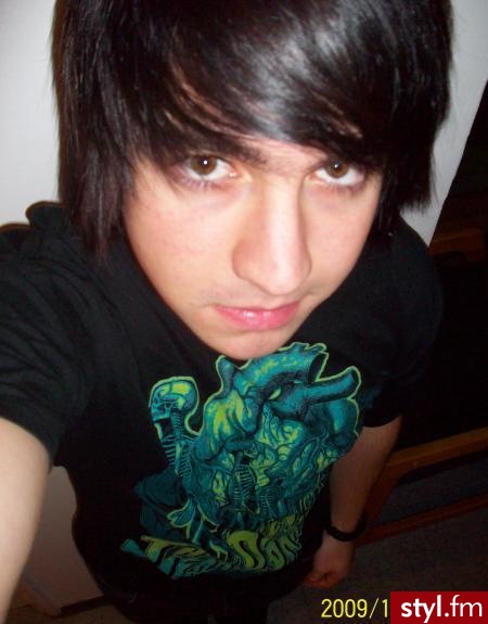 EMO Alternatywne Średnie Fryzury