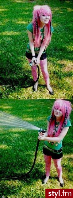 EMO Alternatywne Średnie Fryzury
