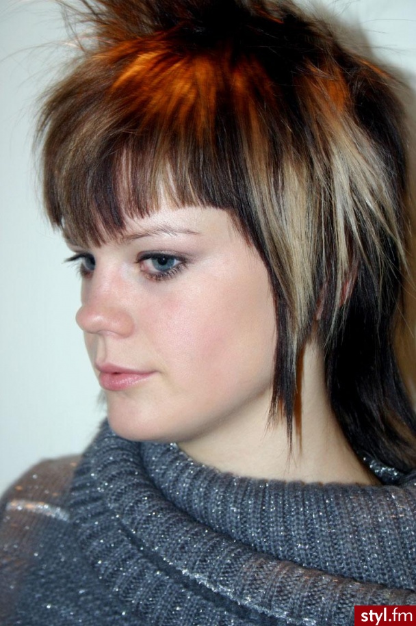 Średnie Fryzury