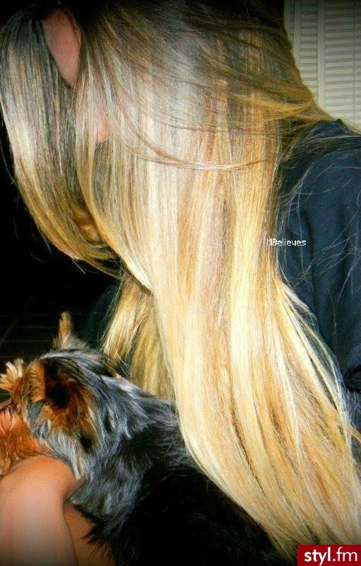 Blond Rozpuszczone Proste Na co dzień Długie Fryzury
