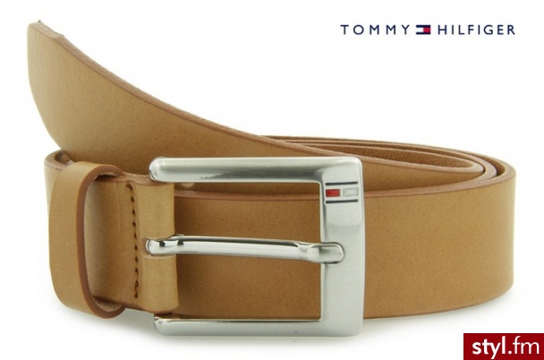 TOMMY HILFIGER NEW ALY BELT BRANDY - Paski Dodatki Moda