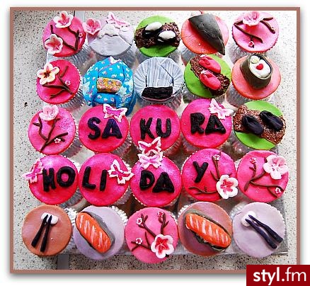 SAKURA HOLIDAY! : D. Babeczki japonskie : ) - Misz-masz