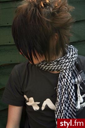 EMO Alternatywne Średnie Fryzury