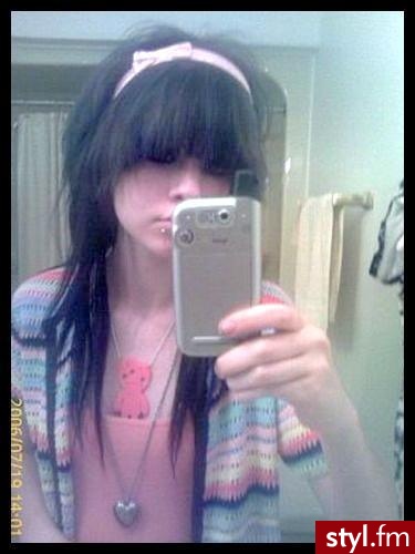 EMO Alternatywne Średnie Fryzury