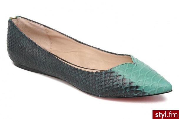 Betsey Johnson BALERINKI LILLIAN BY BETSEY JOHNSON (zielony) - Balerinki Buty Moda
