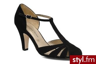 Georgia Rose CZÓŁENKA BONNY CFT BY (Czarny) - Czółenka Buty Moda