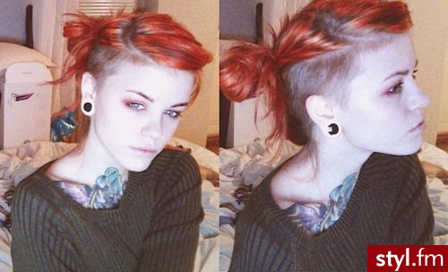 Punk Rock Alternatywne Średnie Fryzury