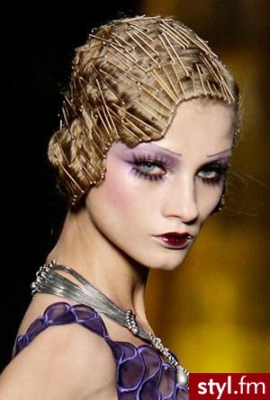 Blond Upięcie Proste Na co dzień Średnie Fryzury