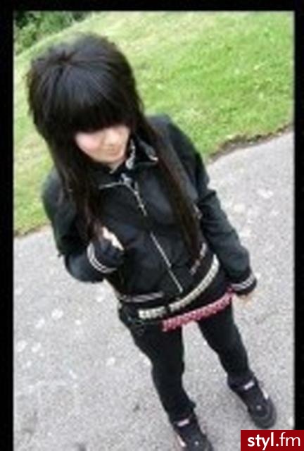 EMO Alternatywne Średnie Fryzury