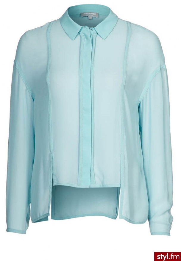 Zalando Collection TRINA Koszula turkusowy - Koszule Ciuchy Moda