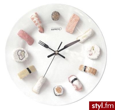 Zegar ścienny - sushi. Cena: $25.99. - Gadżety Inne Moda
