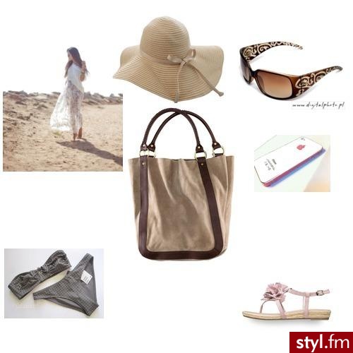 stylowa torebka. Mój niezbędnik na plażę - Pozostałe Torebki Moda