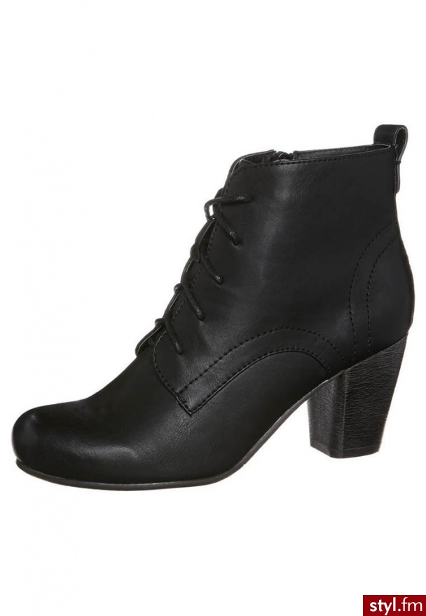 Anna Field Botki sznurowane czarny (W1312703) - Botki Buty Moda