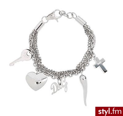 Bransoletka z charmsami od Dolce&Gabbana. Cena: $169 - Pozostałe Dodatki Moda