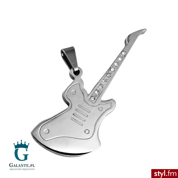 Inspirit zawieszka męska gitara SP-073 - Wisiorki Biżuteria Moda
