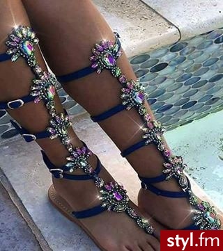Sandały Buty Moda