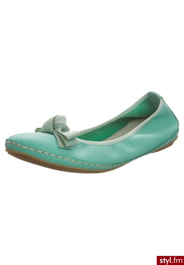 Pier One Baleriny turkusowy - Balerinki Buty Moda