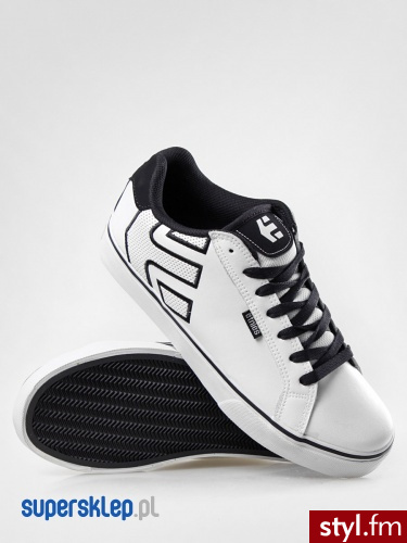 Etnies BUTY FADER VULC (WHT/WHT/BLK) 41.5 Biały Skate - Pozostałe Buty Moda