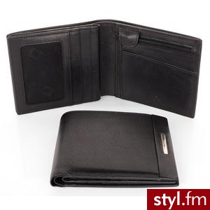 Adax portfel 430956 czarny - Portfele i etui Dodatki Moda