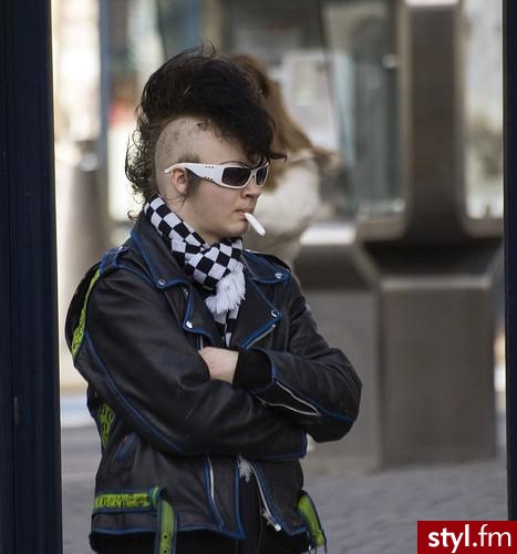 Punk Rock Alternatywne Średnie Fryzury