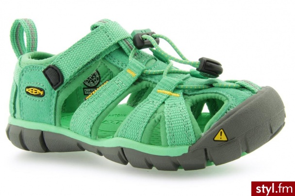 Keen SANDAŁY SEACAMP CNX KIDS GREENBRIAR/GARGOYLE - Sandały Buty Moda