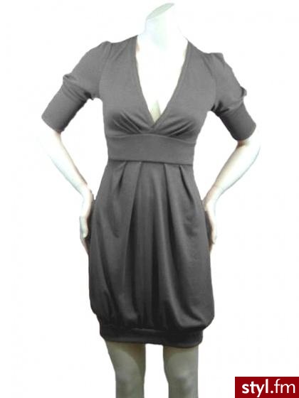 szara tunijka - Pozostałe Ciuchy Moda