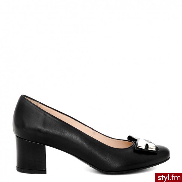 Venezia CZÓŁENKA B-1959-1 NERO - Czółenka Buty Moda