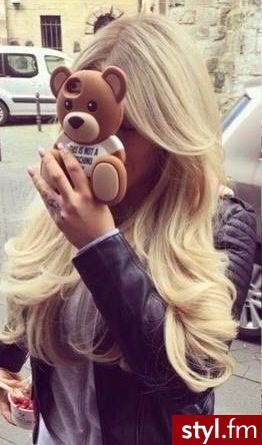 Blond Rozpuszczone Kręcone z grzywką Na co dzień Długie Fryzury