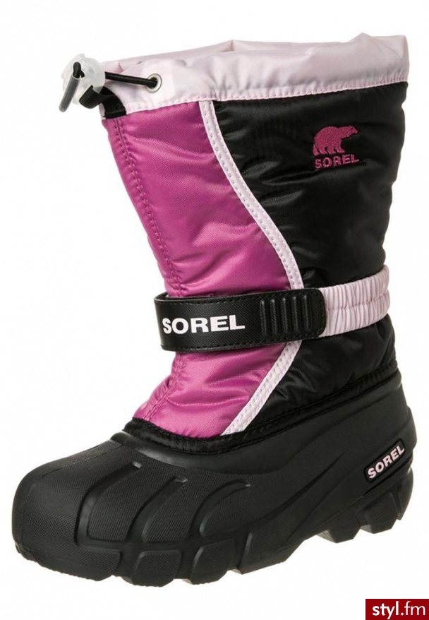 Sorel FLURRY Śniegowce czarny (NY1810) - Pozostałe Buty Moda
