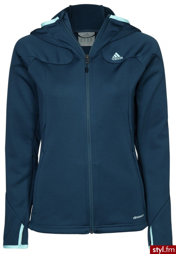 adidas Performance Bluza rozpinana niebieski - Bluzy Ciuchy Moda