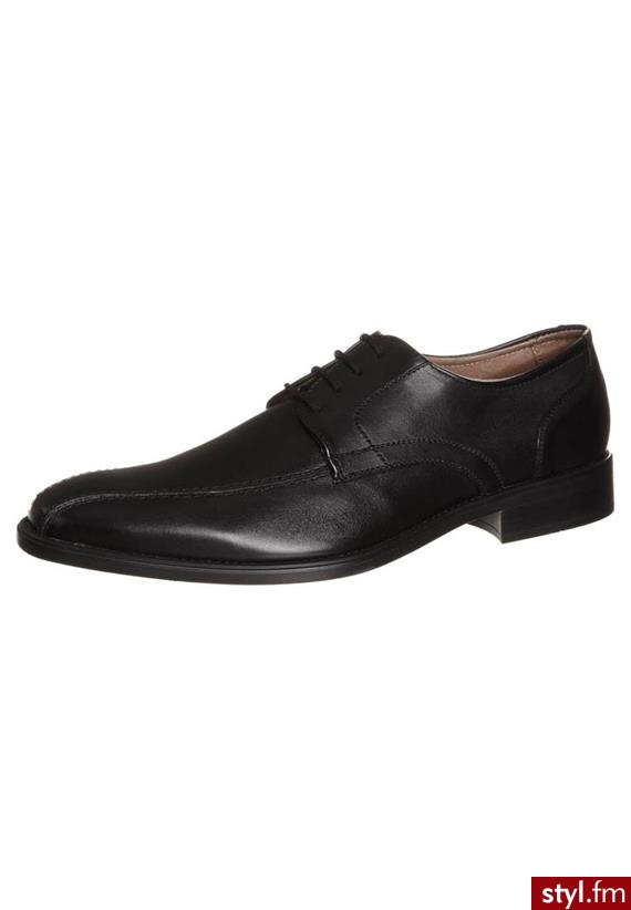 Pier One Oksfordki czarny - Pozostałe Buty Moda