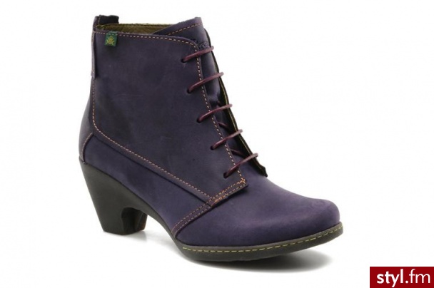 El Naturalista PÓŁBUTY I BOTKI SOLAR N°868 BY EL NATURALISTA (Fioletowy) - Botki Buty Moda