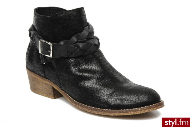Jonak Półbuty i botki Jane (Czarny) - Botki Buty Moda