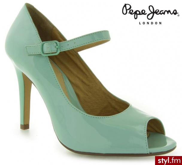 Pepe Jeans MANOR CURACAO PU PATENT - Czółenka Buty Moda