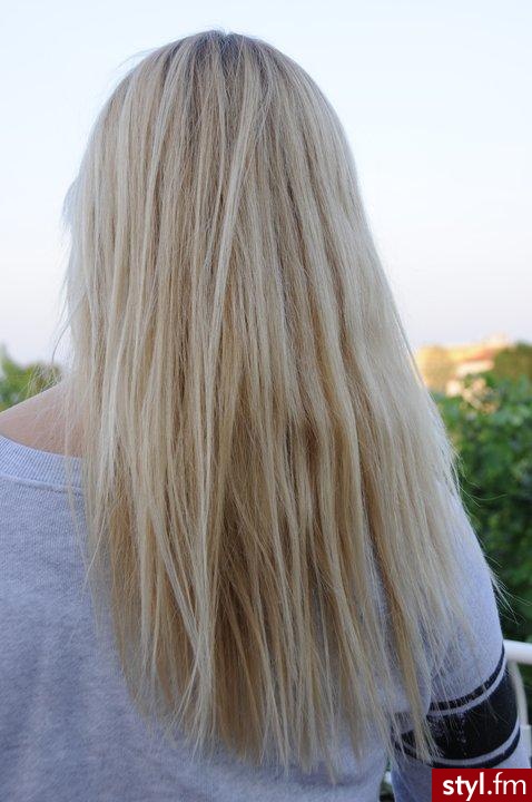 Blond Rozpuszczone Proste Na co dzień Długie Fryzury
