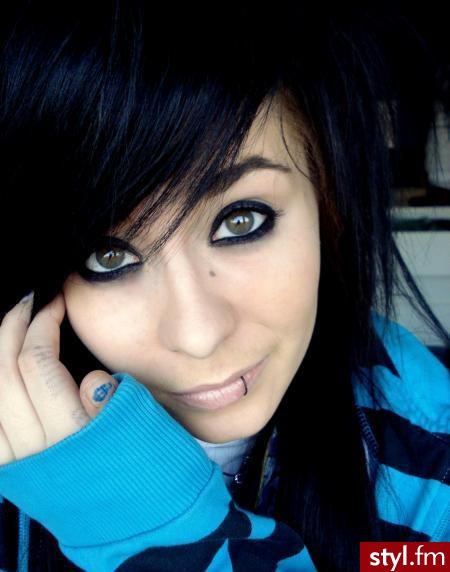 EMO Alternatywne Średnie Fryzury