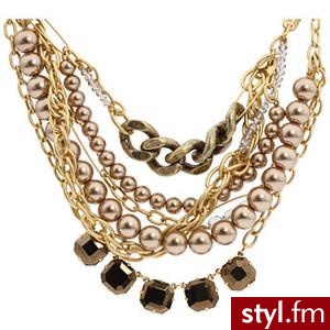 Marc by Marc Jacobs - Party Girl Pearlie Ava Necklace (Champ... - Polyvore. Pobrano ze strony: http://www.polyvore.com/marc_jacobs_party_girl_pearlie/thing?id=22797877 - Pozostałe Dodatki Moda