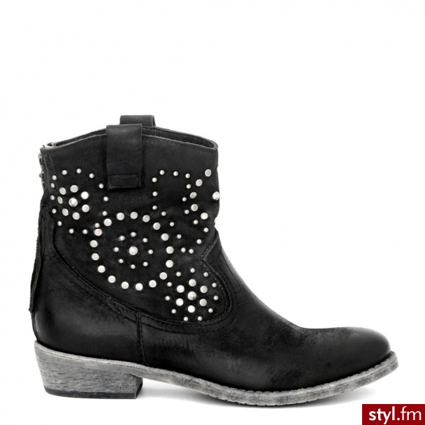Venezia BOTKI TX036 NAB NER - Botki Buty Moda
