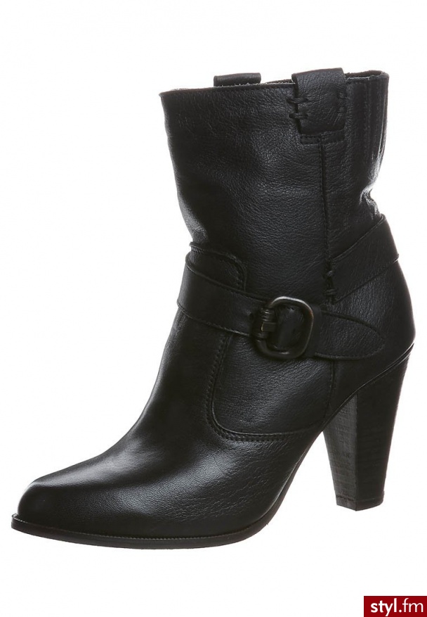 Pier One Botki czarny - Botki Buty Moda