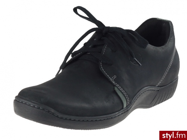 Kacper Półbuty 1-0441 Czarne 308+368 - Półbuty Buty Moda